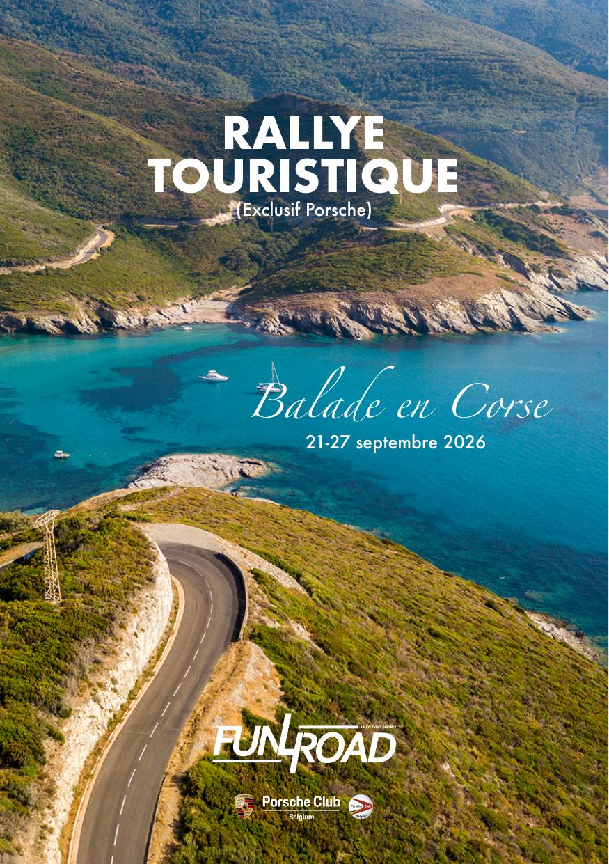 Balade en Corse — rallye Fun4Road, 21-27 septembre 2026